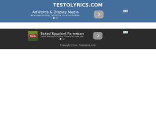testolyrics.com screenshot