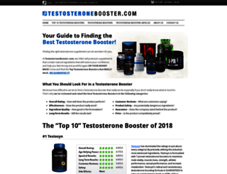 testosteronebooster.com screenshot