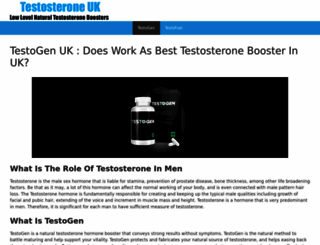 testosteronesuk.co.uk screenshot