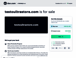 testoultrastore.com screenshot