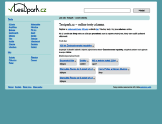 testpark.cz screenshot