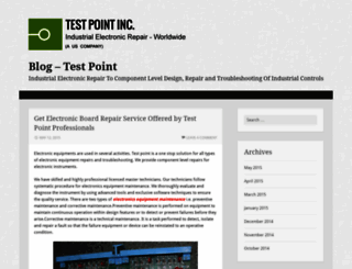 testpointblog.wordpress.com screenshot