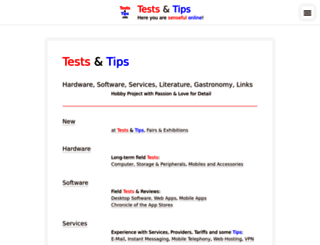 tests-und-tipps.info screenshot
