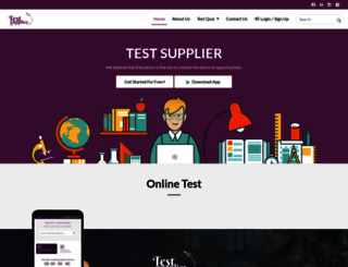 testsupplier.com screenshot