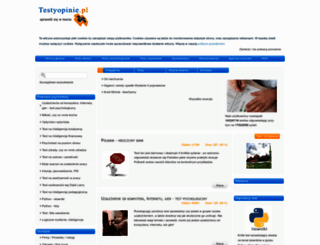 testyopinie.pl screenshot