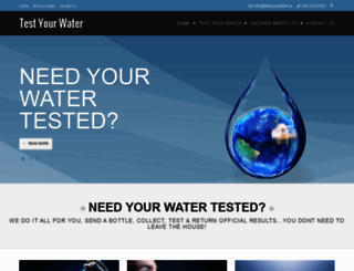 testyourwater.ie screenshot