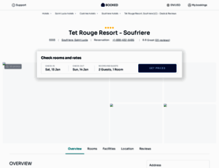 tet-rouge-resort-soufriere.booked.net screenshot