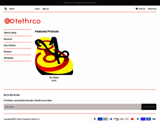 tetherco.com screenshot