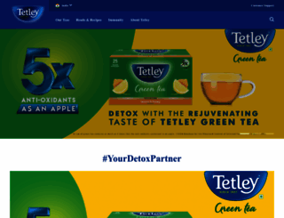 tetleygreentea.com screenshot