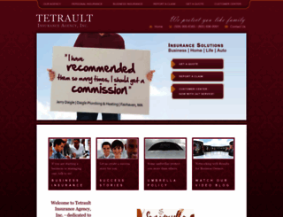 tetraultinsurance.com screenshot