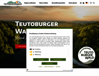 teutoburgerwald.de screenshot
