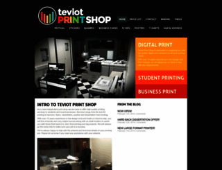 teviotprintshop.com screenshot