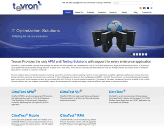 tevron.com screenshot