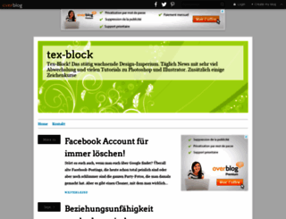 tex-block.over-blog.de screenshot