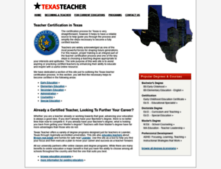 texas-teacher.com screenshot
