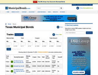 texas.municipalbonds.com screenshot