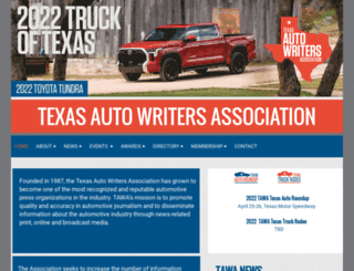 texasautowriters.org screenshot