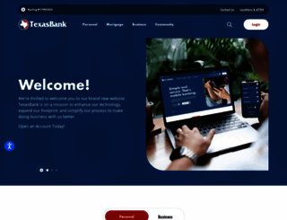 texasbank.com screenshot