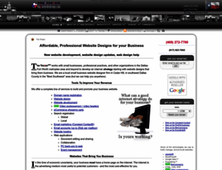 texasbusinesswebsites.com screenshot