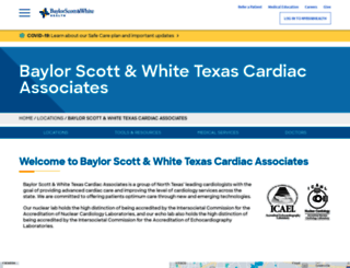 texascardiac.com screenshot