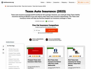 texascarinsurancepros.com screenshot