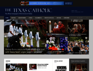 texascatholic.com screenshot