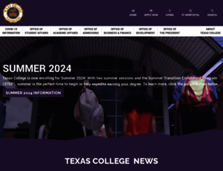 texascollege.edu screenshot