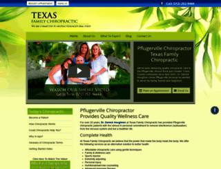 texasfamilychiropractic.com screenshot
