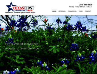 texasfirstagency.com screenshot