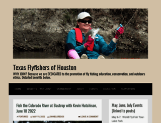 texasflyfishers.org screenshot