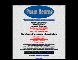 texasfoamsource.com screenshot