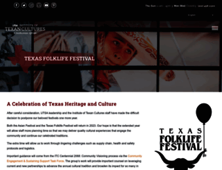 texasfolklifefestival.org screenshot