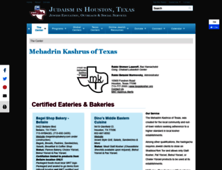 texaskosher.org screenshot