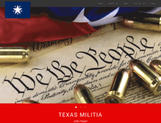 texasmilitia.org screenshot