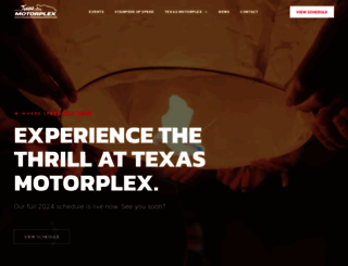 texasmotorplex.com screenshot