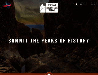 texasmountaintrail.com screenshot