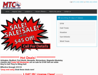 texasmtc.com screenshot