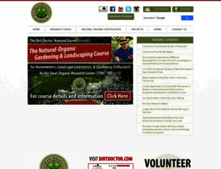 texasorganicresearchcenter.org screenshot