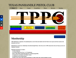 texaspanhandlepistolclub.com screenshot