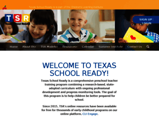 texasschoolready.org screenshot