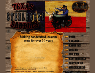 texassteelhorsesaddles.com screenshot