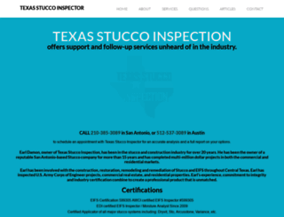 texasstuccoinspector.com screenshot