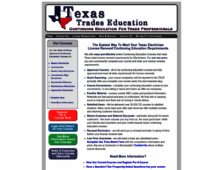 texastradeseducation.com screenshot