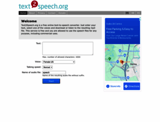 text2speech.org screenshot