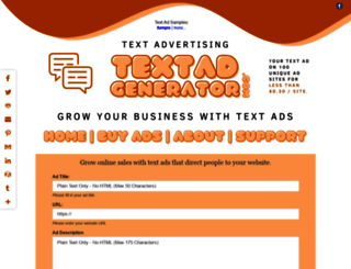 textadgenerator.com screenshot