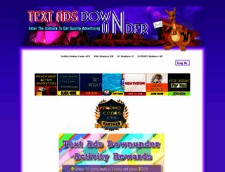 textadsdownunder.info screenshot