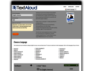 textaloud.com screenshot