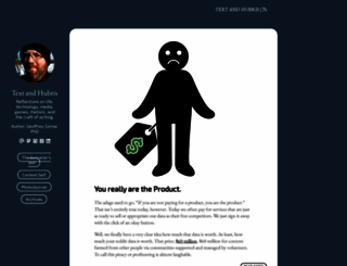 textandhubris.com screenshot