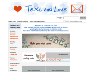 textandlove.com screenshot