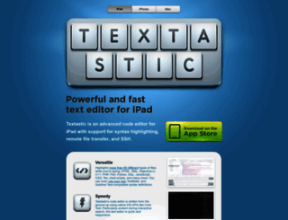 textasticapp.com screenshot